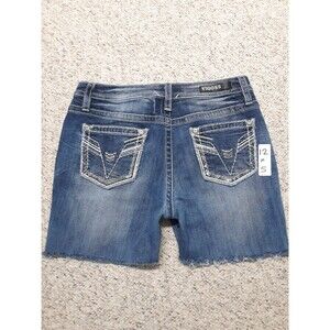 12x5 Vigoss Heritage fit midrise cutoffs with bling